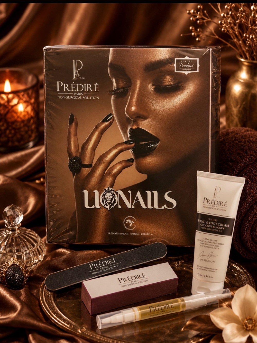 Predire Luxury Nail & Foot Care Set – coconut and honey